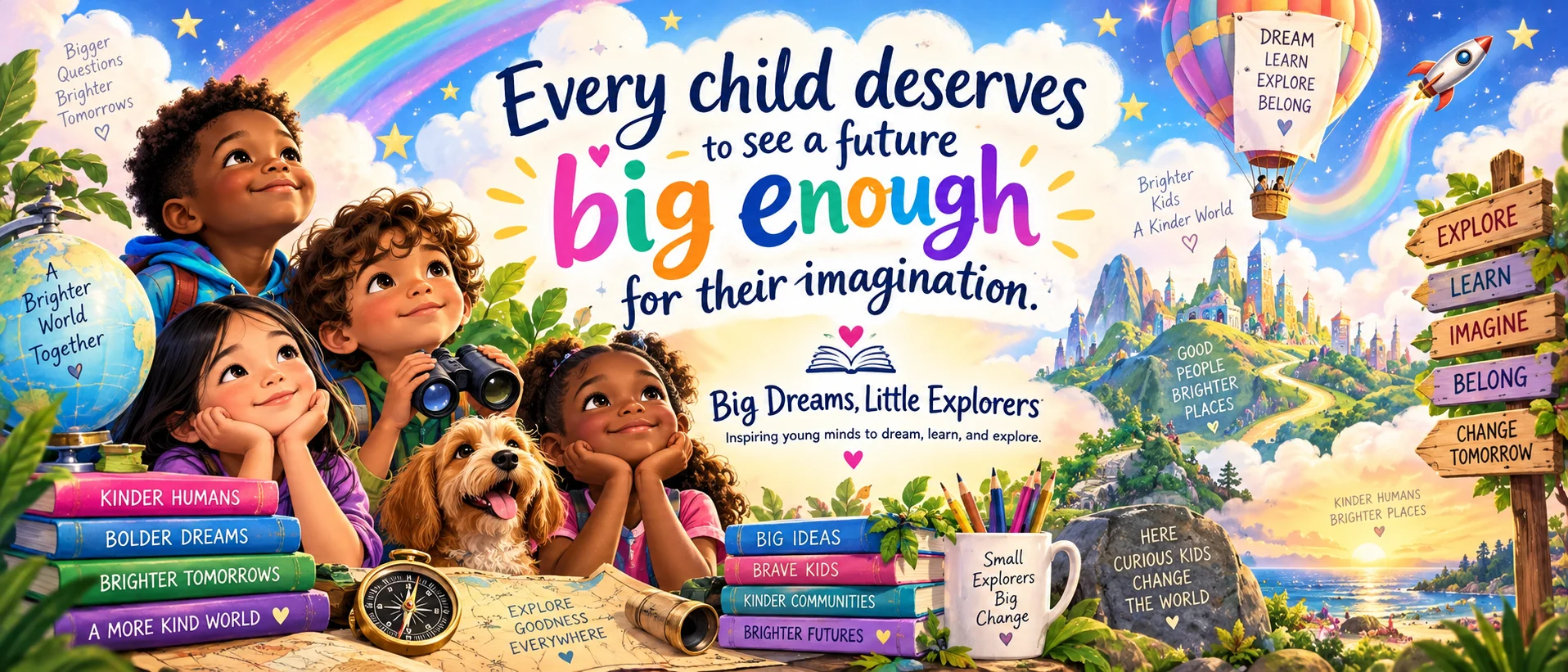 Every child deserves to see a future big enough for their imagination.