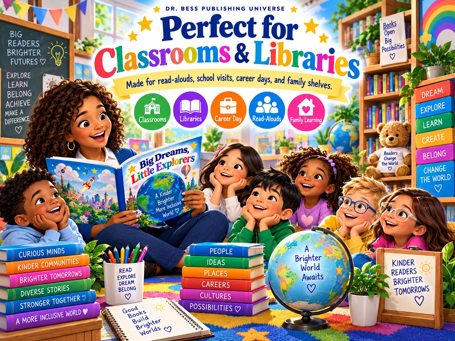 Perfect for Classrooms and Libraries — made for read-alouds, school visits, career days, and family shelves.