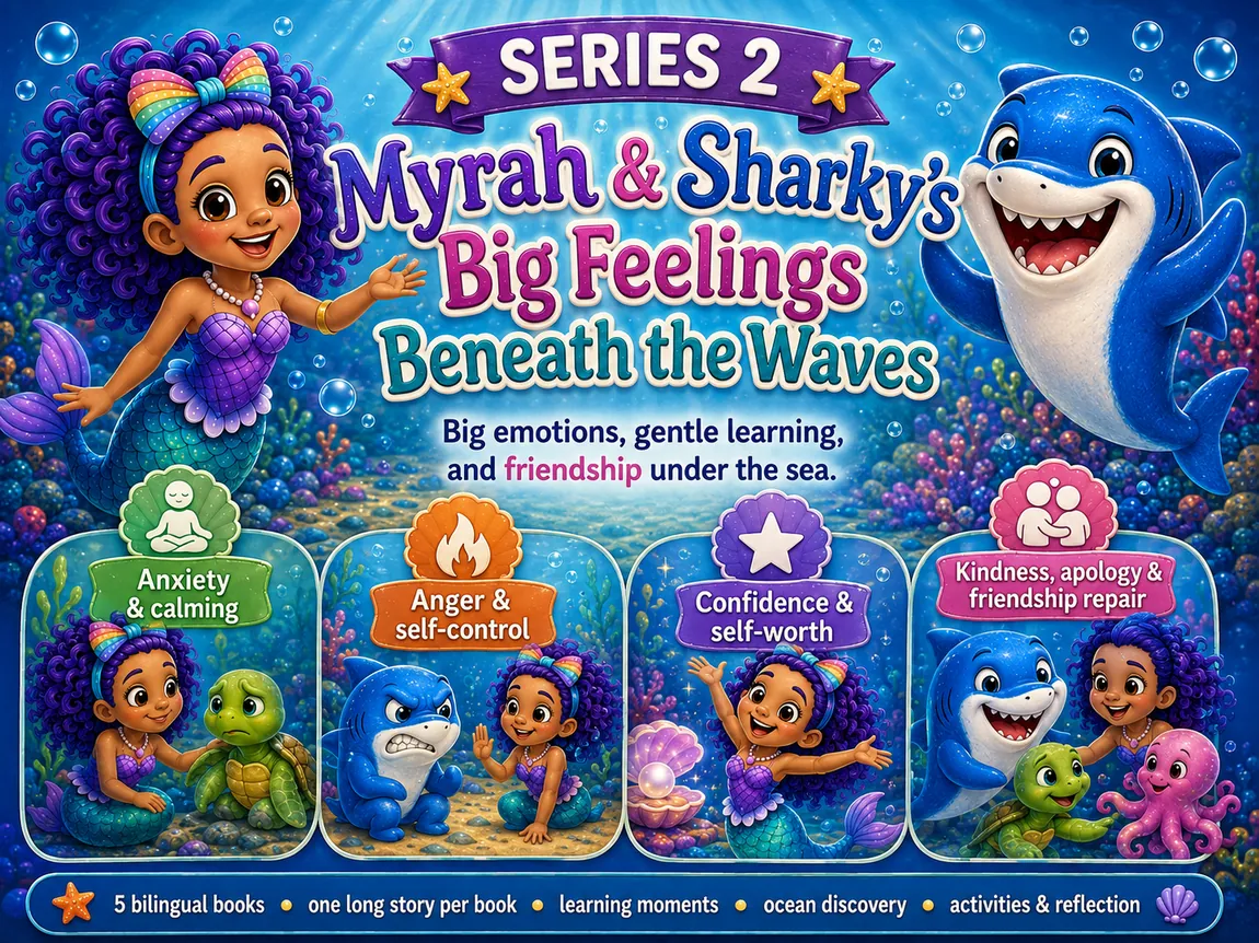 Series 2 — Myrah & Sharky’s Big Feelings Beneath the Waves