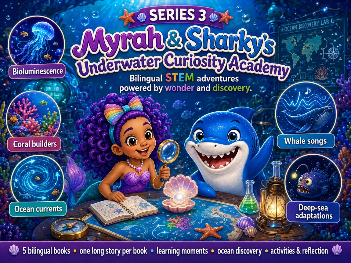 Series 3 — Myrah & Sharky’s Underwater Curiosity Academy